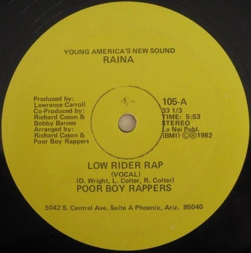Poor boy rappers low rider - rappers,