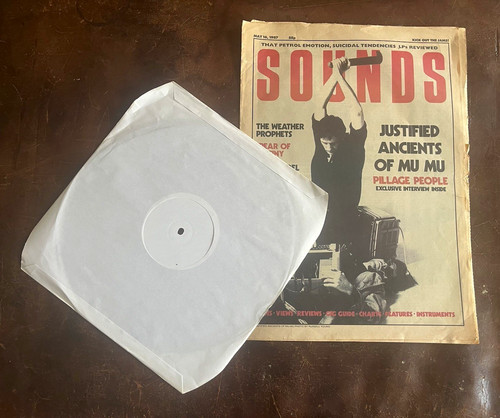 Black white label vinyl - 12",